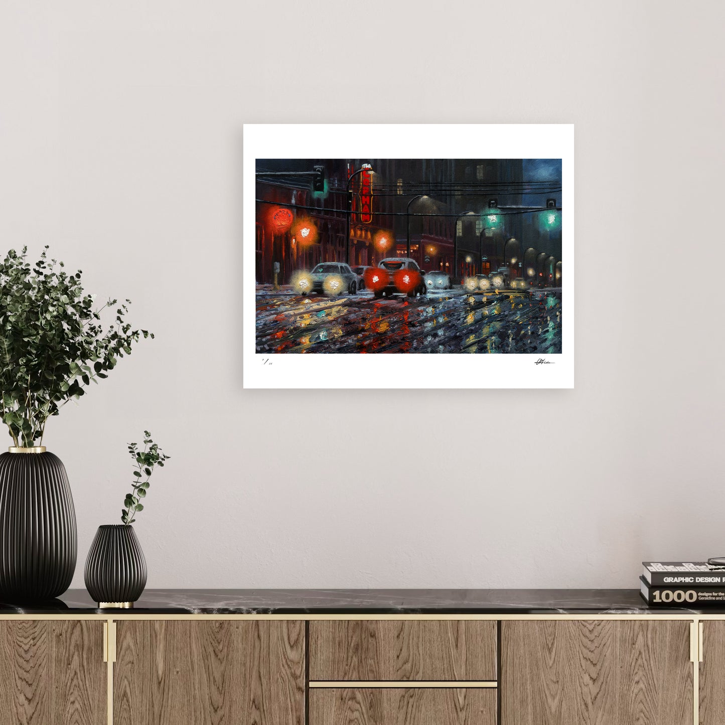 Snowy Night Print