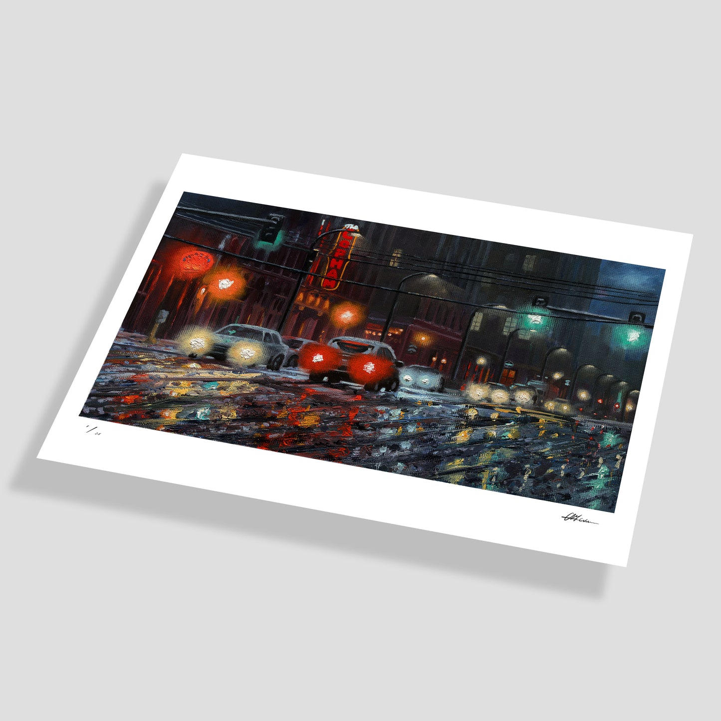 Snowy Night Print