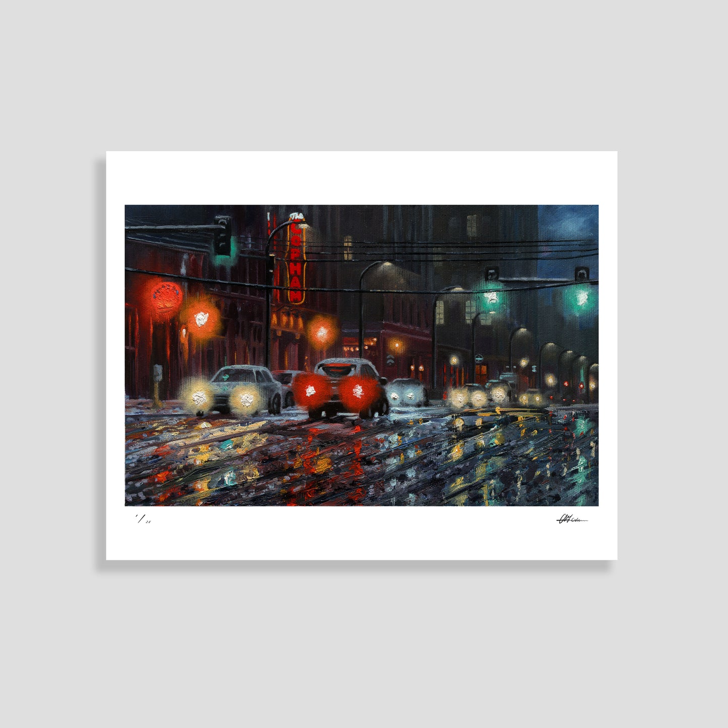 Snowy Night Print