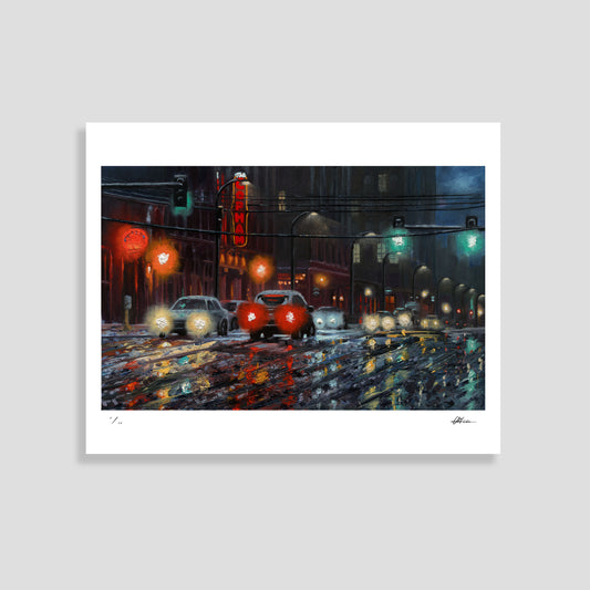 Snowy Night Print